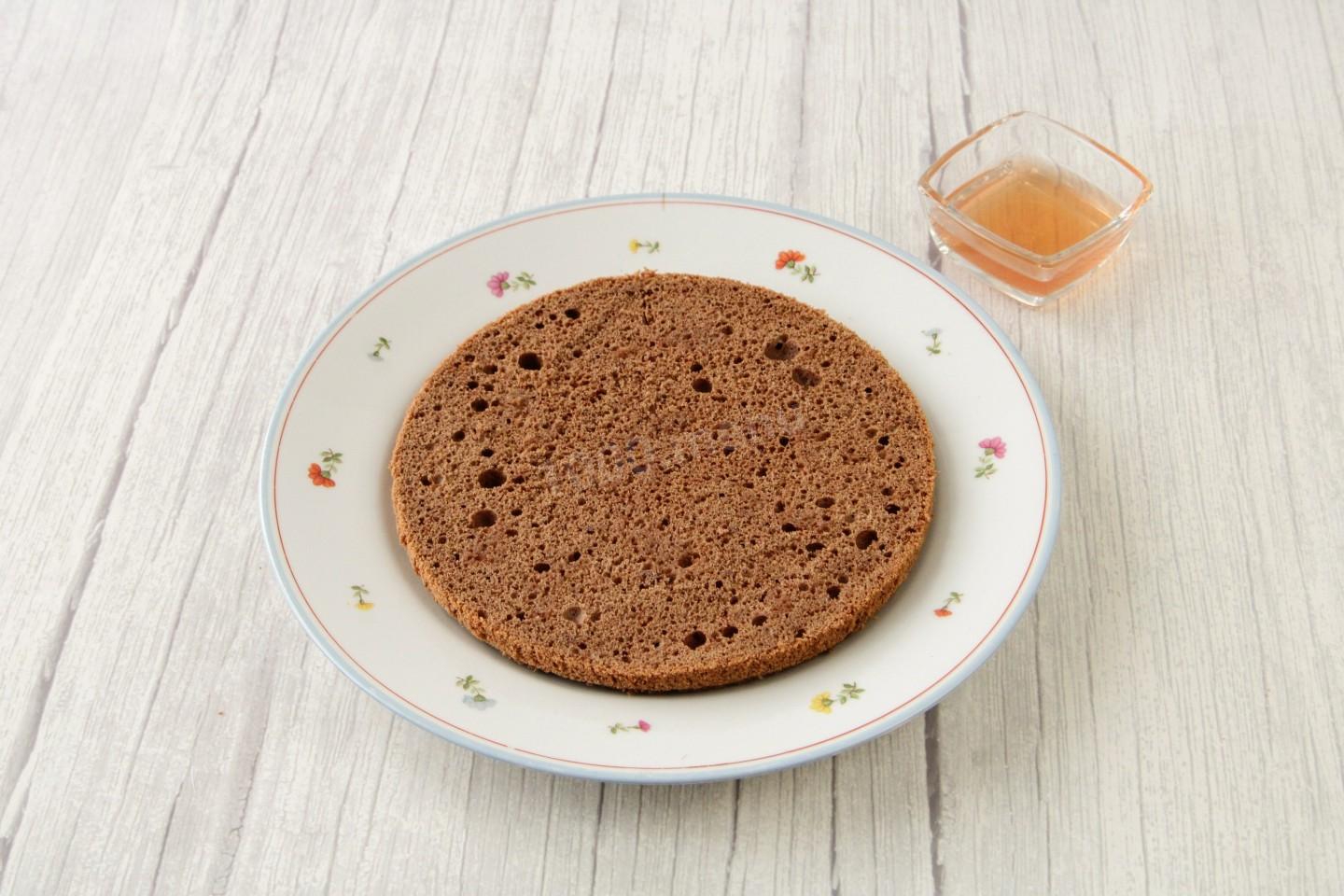 Шаг 17 приготовления Торт с бананом и сгущенкой вареной