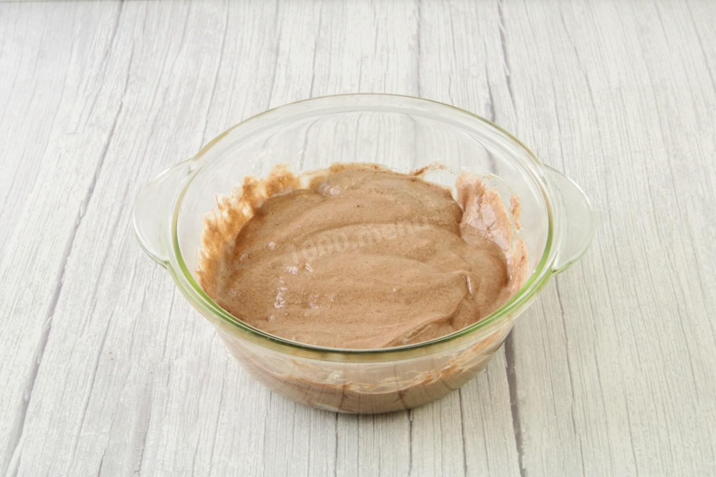 Шаг 8 приготовления Торт с бананом и сгущенкой вареной
