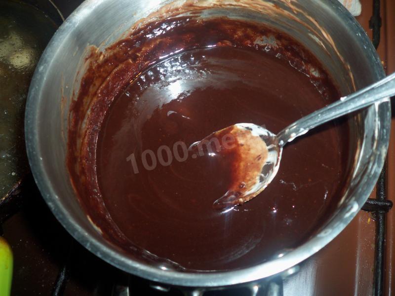 Шаг 3 приготовления Шоколадная мастика