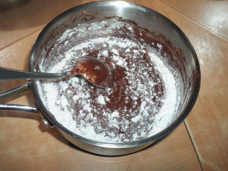 Шаг 8 приготовления Шоколадная мастика