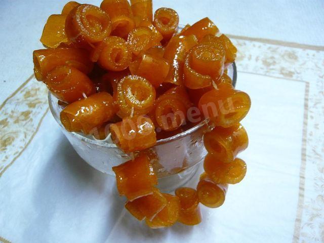 Шаг 4 приготовления Варенье из апельсиновых корок