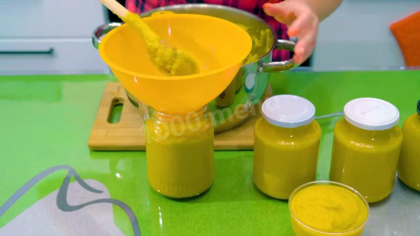 Шаг 18 приготовления Кабачковая икра с томатами на зиму